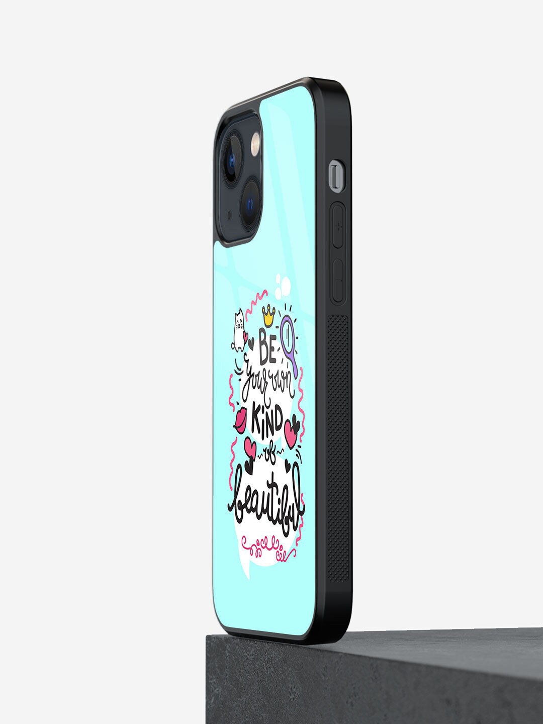 macmerise Be Your Own Kind Of Beautiful Printed iPhone 13 Mini Glass Mobile Case, Blue
macmerise Be Your Own Kind Of Beautiful Printed iPhone 13 Mini Glass Mobile Case, Blue
