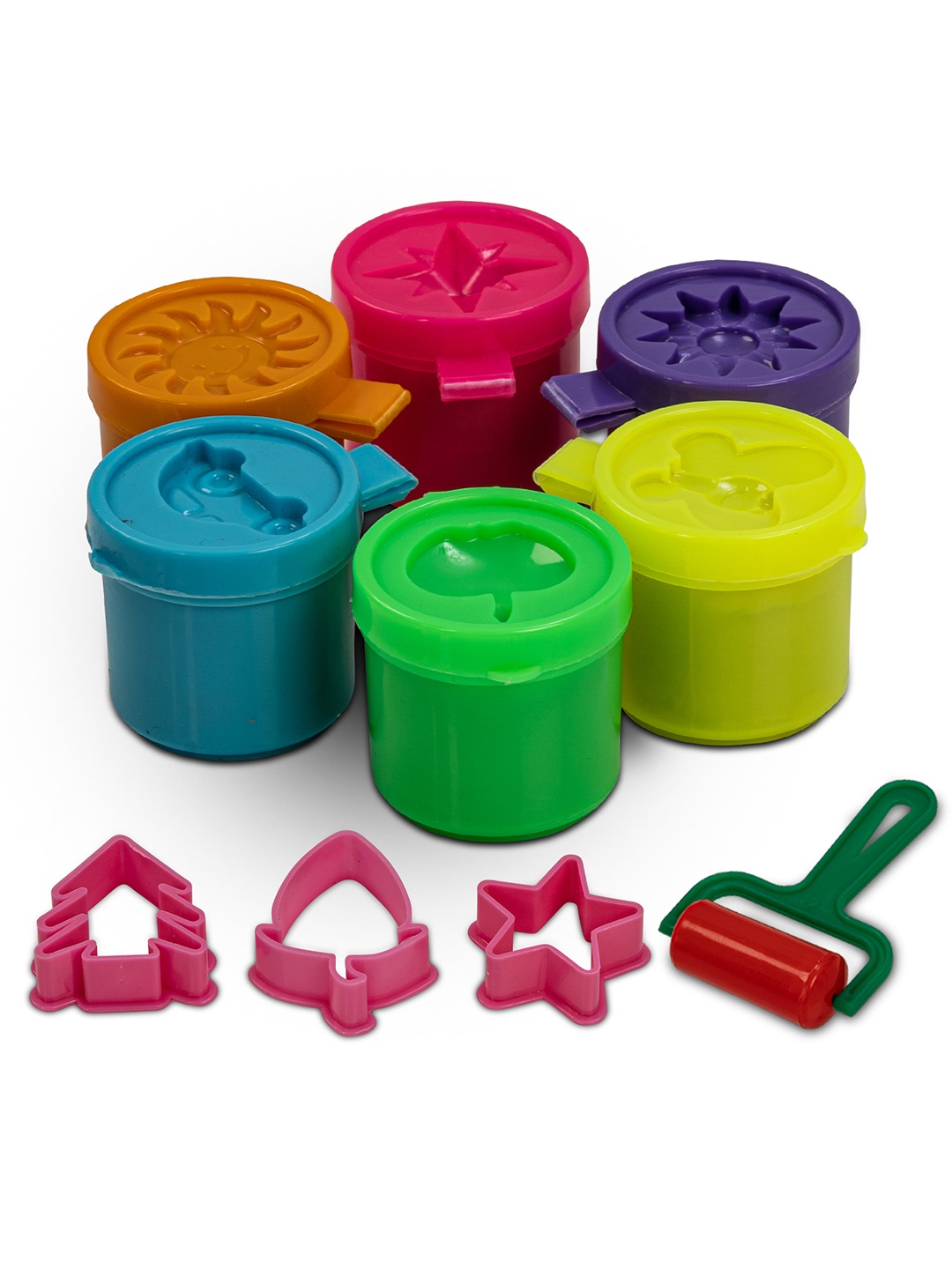 BAYBEE Multicolor Non-Toxic Moulding Air Dry Clay Dough, Multi