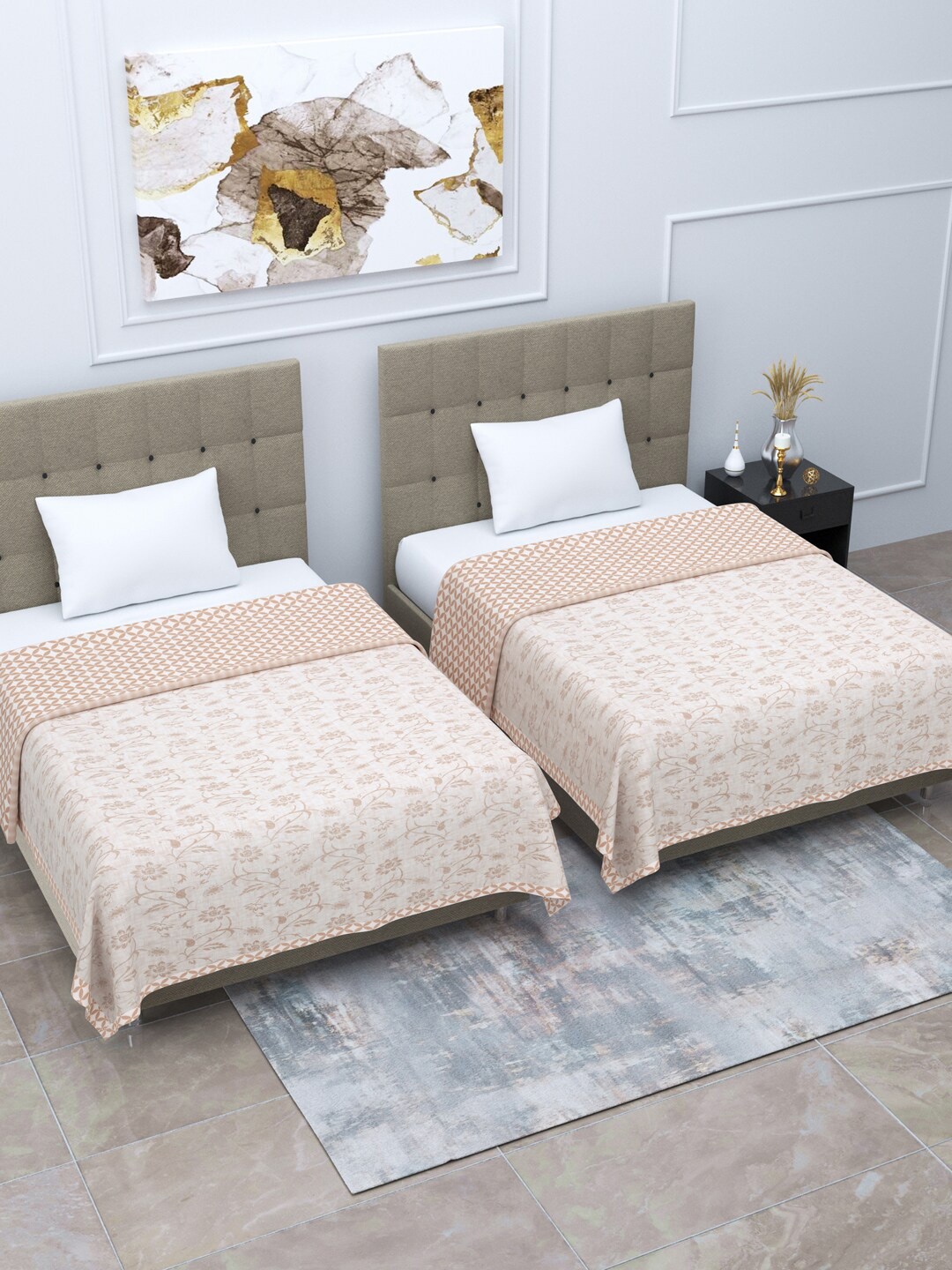Home Fresh Rosemary Brown & Off White 2 Pieces Floral AC Room 210 GSM Single Bed Dohar
Home Fresh Rosemary Brown & Off White 2 Pieces Floral AC Room 210 GSM Single Bed Dohar