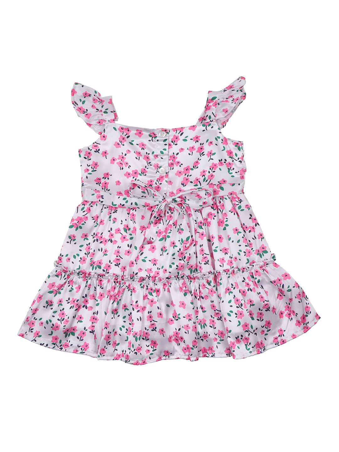 Doodle Infant Girls Floral Printed Square Neck Ruffles Detailed Fit & Flare Dress, White
Doodle Infant Girls Floral Printed Square Neck Ruffles Detailed Fit & Flare Dress, White