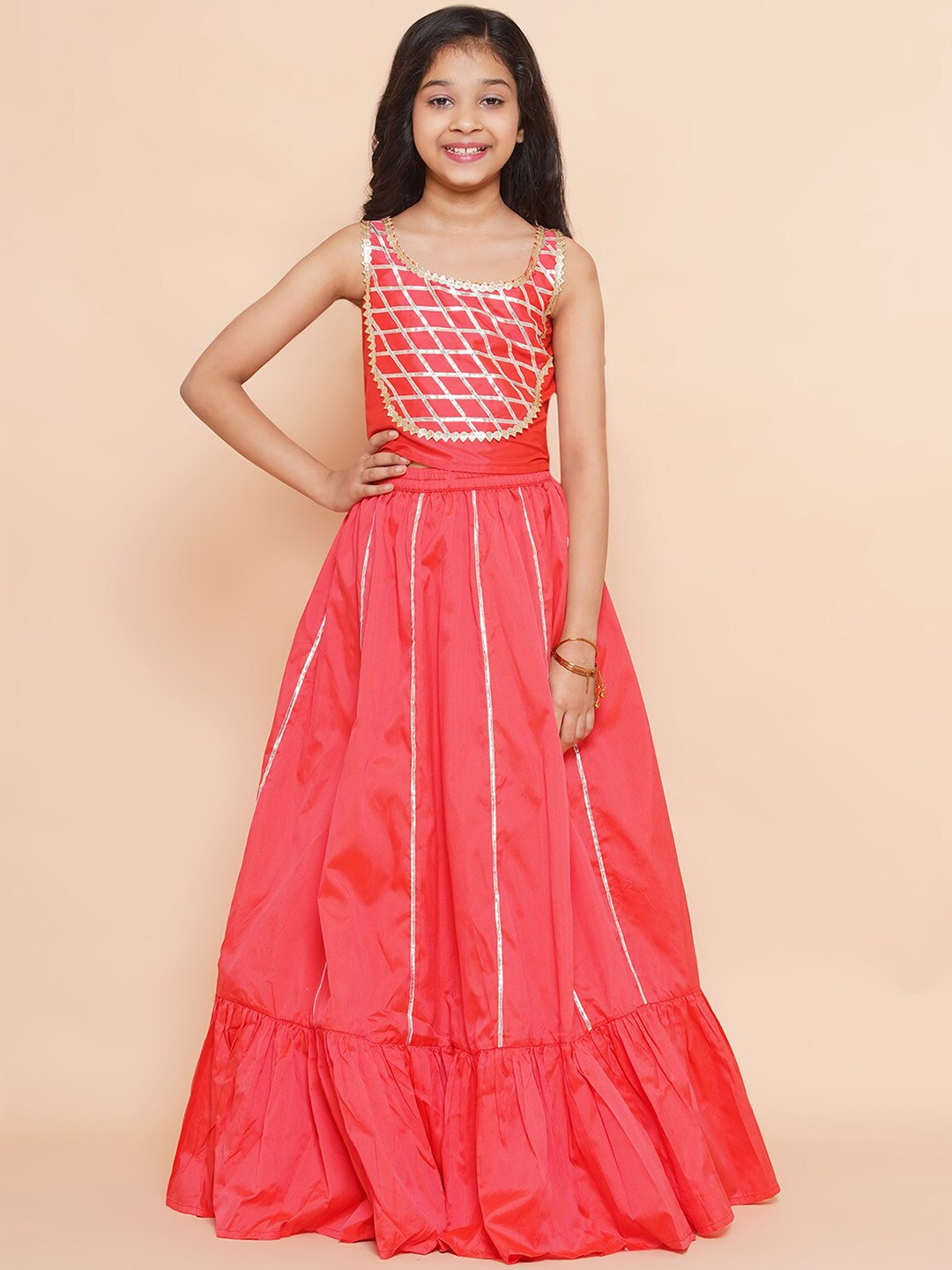 Modish Couture Girls Embellished Ready to Wear Lehenga & Blouse With Jacket, Orange
Modish Couture Girls Embellished Ready to Wear Lehenga & Blouse With Jacket, Orange