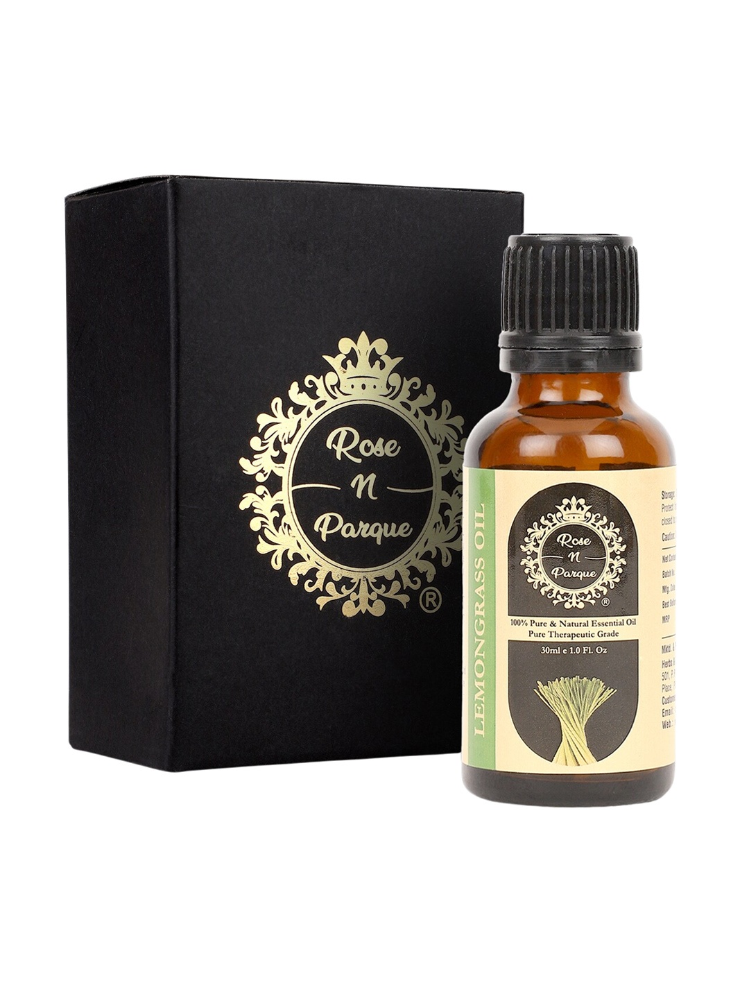 ROSENPARQUE 100% Pure & Natural Therapeutic Grade Lemongrass Essential Oil - 30 ml, Black
ROSENPARQUE 100% Pure & Natural Therapeutic Grade Lemongrass Essential Oil - 30 ml, Black