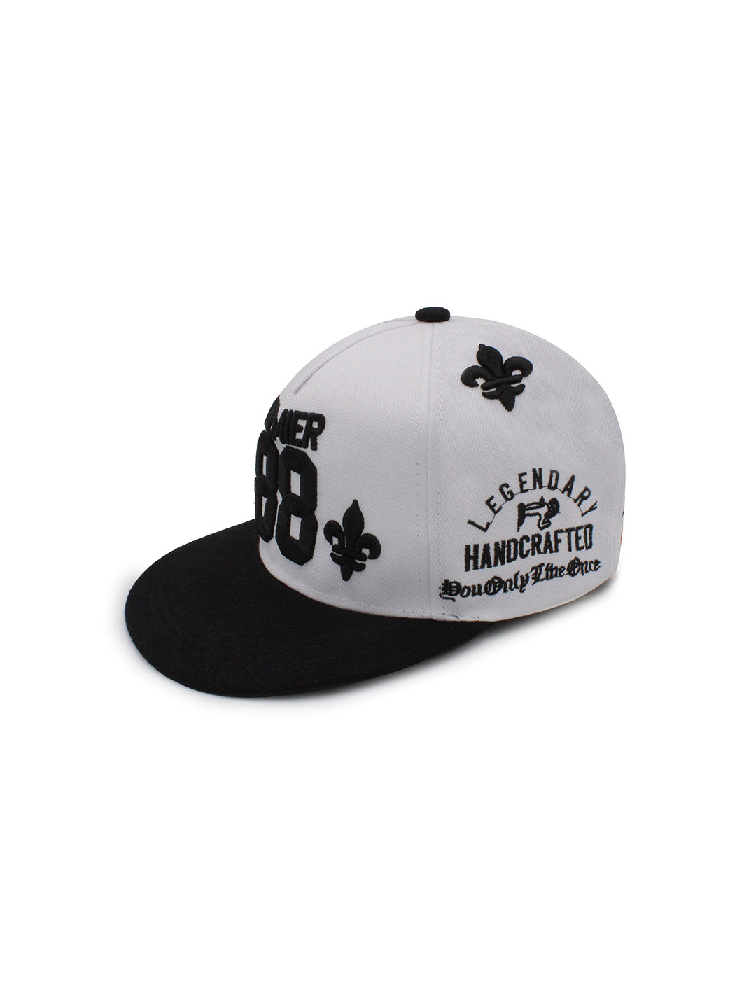 JENNA Printed Snapback Cap, Grey 
JENNA Printed Snapback Cap, Grey