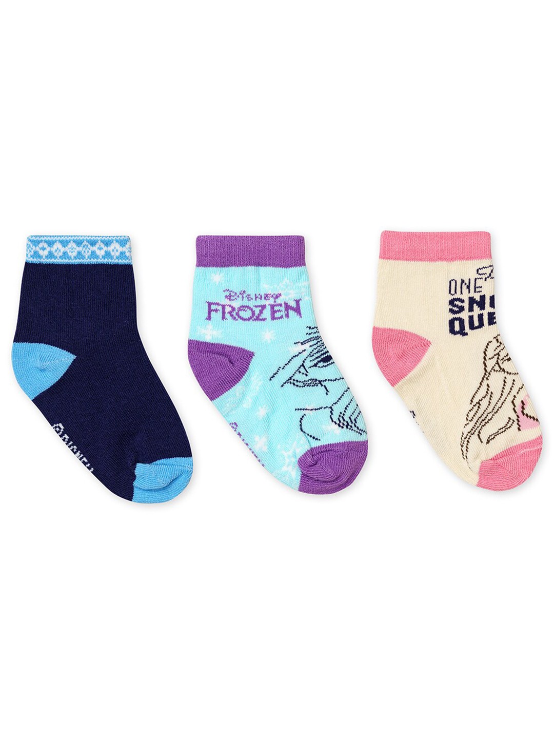 H By Hamleys Infants Girls Pack Of 3 Printed Pure Cotton Calf-Length Socks, Navy blue
H By Hamleys Infants Girls Pack Of 3 Printed Pure Cotton Calf-Length Socks, Navy blue