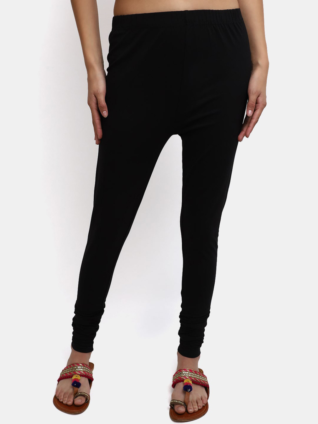 V-Mart Women Churidar Length Leggings, Black
V-Mart Women Churidar Length Leggings, Black