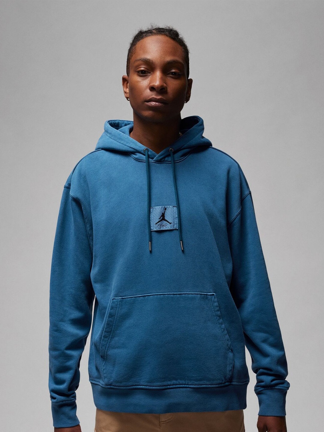 Nike Jordan Essentials Statement Fleece Washed Pullover Hooded Sweatshirt, Teal
Nike Jordan Essentials Statement Fleece Washed Pullover Hooded Sweatshirt, Teal