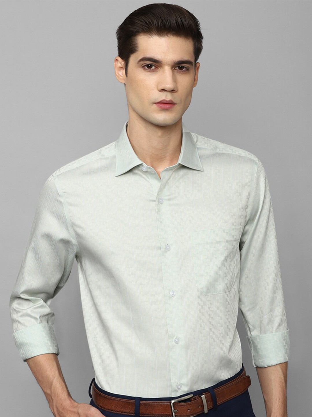 Louis Philippe Vertical Striped Spread Collar Regular Fit Pure Cotton Formal Shirt, Grey
Louis Philippe Vertical Striped Spread Collar Regular Fit Pure Cotton Formal Shirt, Grey