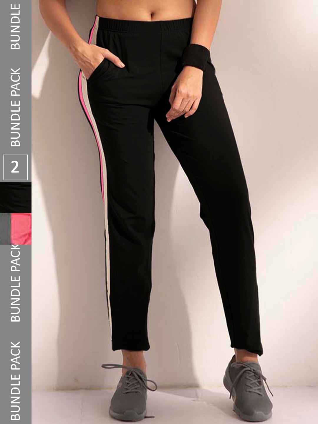 LYRA Women Pack Of 2 Assorted Cotton Relaxed Fit Anti Odour Outdoor Cotton Track Pants
LYRA Women Pack Of 2 Assorted Cotton Relaxed Fit Anti Odour Outdoor Cotton Track Pants