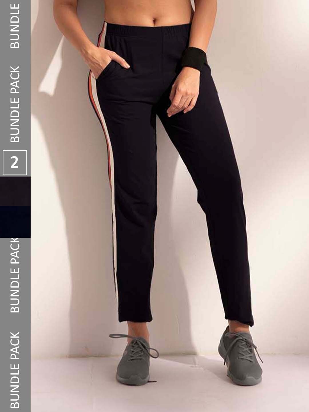 LYRA Women Pack Of 2 Assorted Cotton Relaxed Fit Anti Odour Outdoor Cotton Track Pants
LYRA Women Pack Of 2 Assorted Cotton Relaxed Fit Anti Odour Outdoor Cotton Track Pants