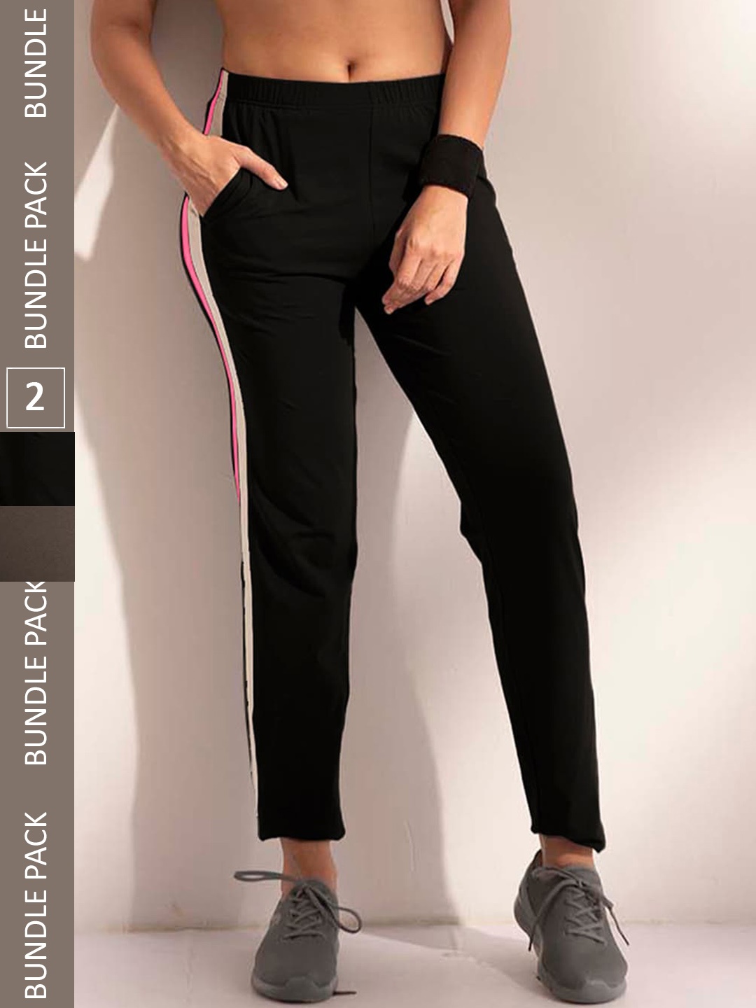 LYRA Women Pack Of 2 Assorted Cotton Relaxed Fit Anti Odour Outdoor Cotton Track Pants
LYRA Women Pack Of 2 Assorted Cotton Relaxed Fit Anti Odour Outdoor Cotton Track Pants