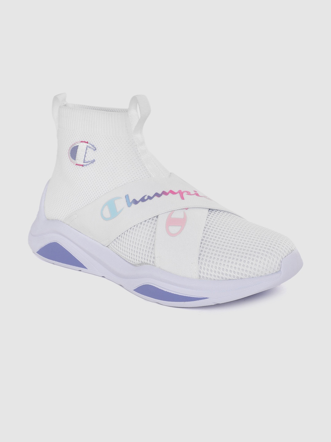 Champion Women Woven Design Brand Logo Printed Mid-Top LEGEND X OVER Sneakers, White
Champion Women Woven Design Brand Logo Printed Mid-Top LEGEND X OVER Sneakers, White