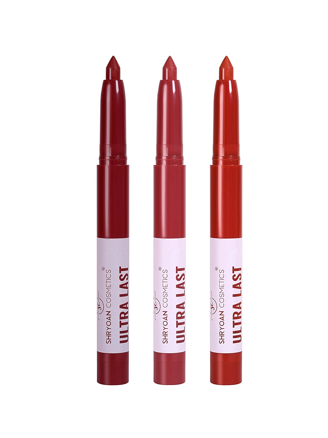 SHRYOAN Ultra Last Set Of 3 Moisturizing & Hydrating Crayon Lipstick - 17 - 11 - 21, Red
SHRYOAN Ultra Last Set Of 3 Moisturizing & Hydrating Crayon Lipstick - 17 - 11 - 21, Red