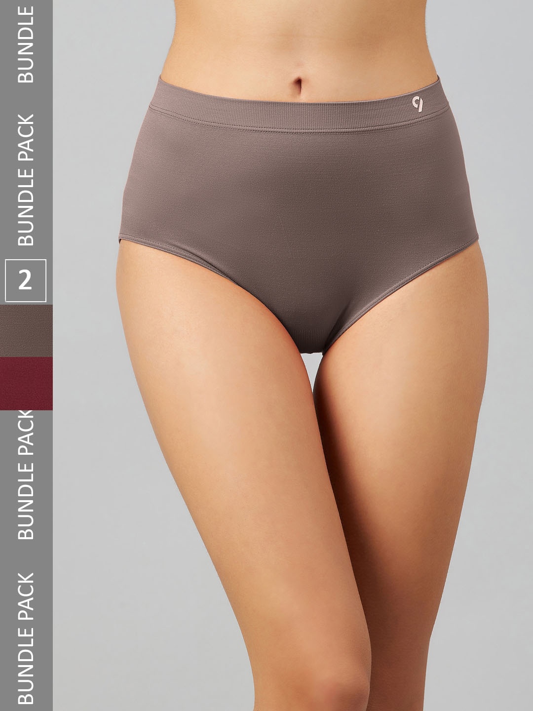 C9 AIRWEAR Pack Of 2 High-Rise Seamless Technology Hipster Briefs P1177_CHL_BWN, Grey
C9 AIRWEAR Pack Of 2 High-Rise Seamless Technology Hipster Briefs P1177_CHL_BWN, Grey