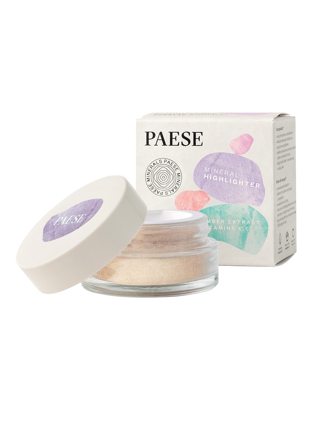 Paese Cosmetics Mineral Highlighter With Amber Extract & Vitamin E 6g - Natural Glow 500N, Gold
Paese Cosmetics Mineral Highlighter With Amber Extract & Vitamin E 6g - Natural Glow 500N, Gold