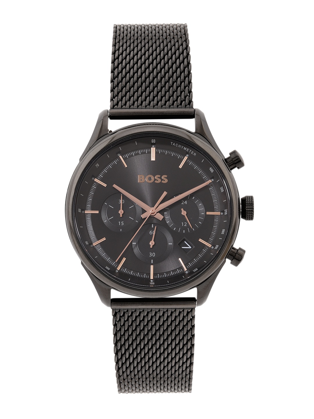 Hugo Boss Men Gregor Stainless Steel Bracelet Style Analogue Chronograph Watch 1514065, Black
Hugo Boss Men Gregor Stainless Steel Bracelet Style Analogue Chronograph Watch 1514065, Black
