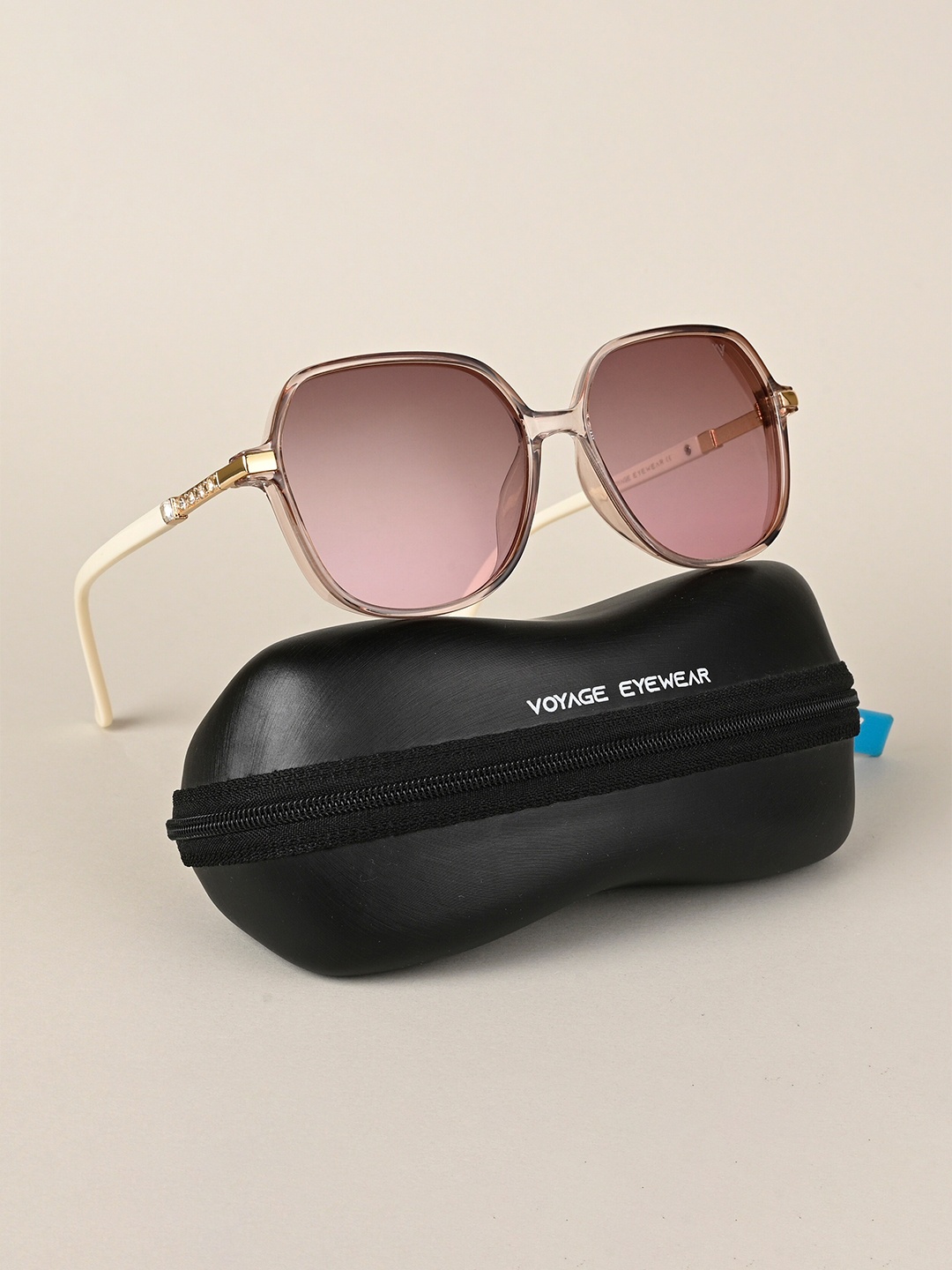 Voyage Women Oversized Sunglasses with Polarised and UV Protected Lens P212PMG4281, Brown
Voyage Women Oversized Sunglasses with Polarised and UV Protected Lens P212PMG4281, Brown