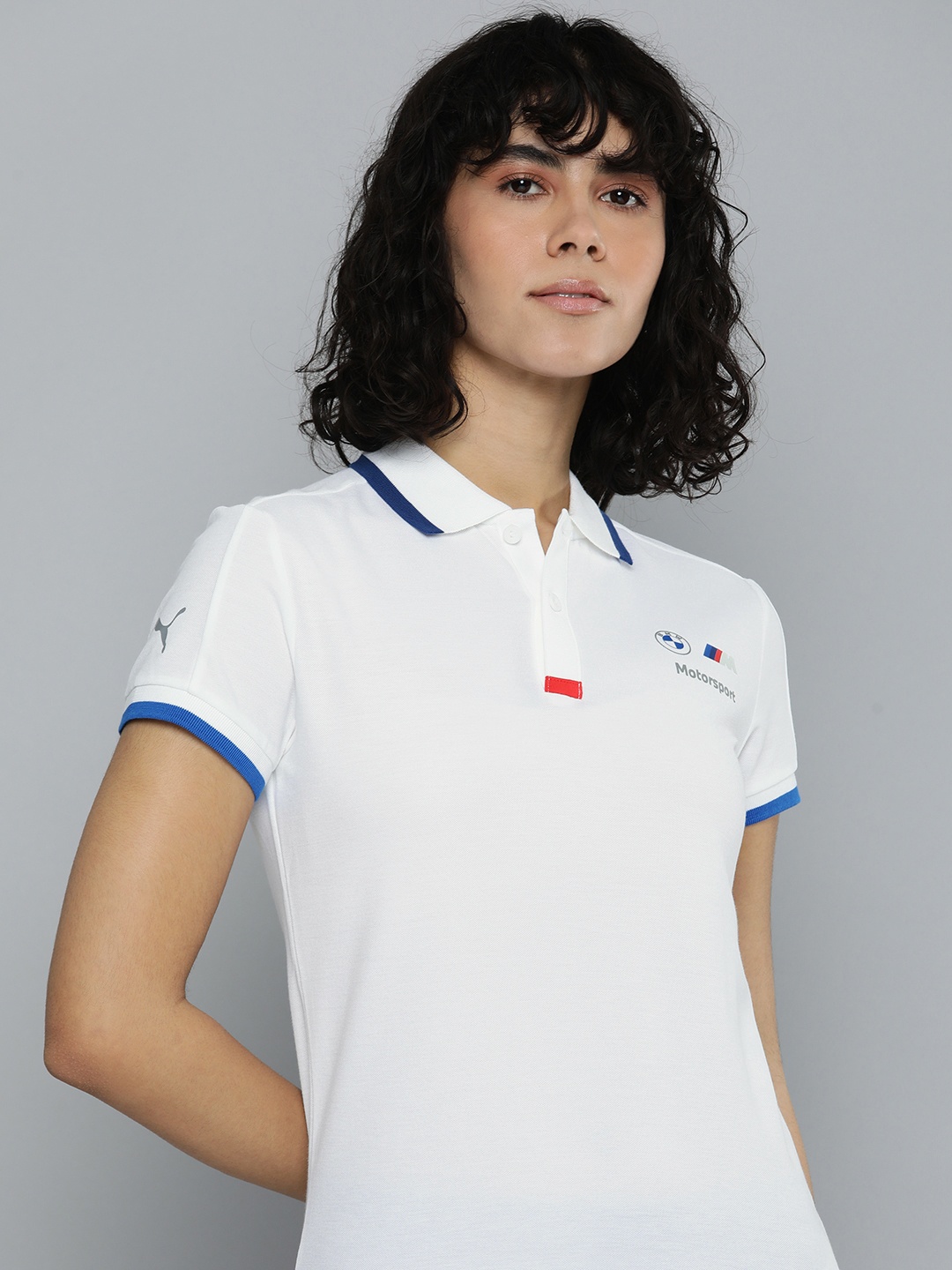 PUMA Motorsport Brand Logo BMW Motorsport Printed Polo Collar T-shirt, White
PUMA Motorsport Brand Logo BMW Motorsport Printed Polo Collar T-shirt, White