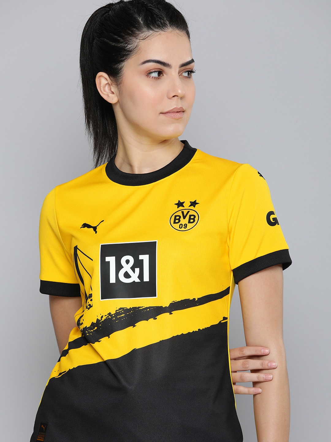 Puma dryCELL Printed Borussia Dortmund 23/24 Football Home Jersey T-shirt, Yellow
Puma dryCELL Printed Borussia Dortmund 23/24 Football Home Jersey T-shirt, Yellow