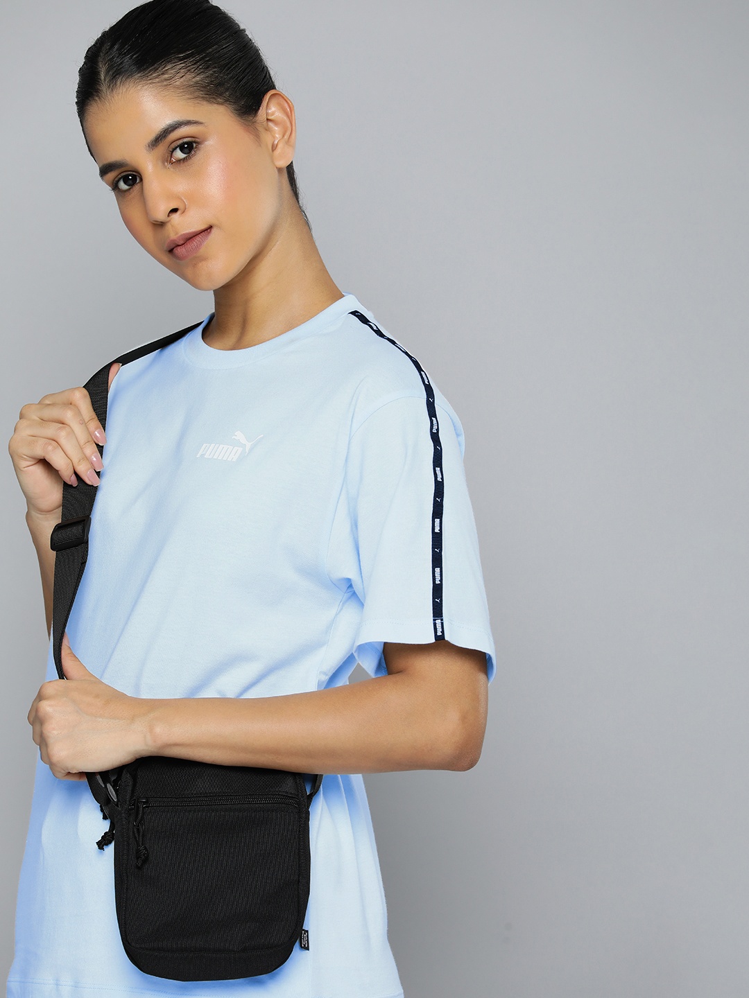 Puma Brand Logo Printed Drop-Shoulder Sleeves Essentials TAPE Pure Cotton T-shirt, Blue
Puma Brand Logo Printed Drop-Shoulder Sleeves Essentials TAPE Pure Cotton T-shirt, Blue