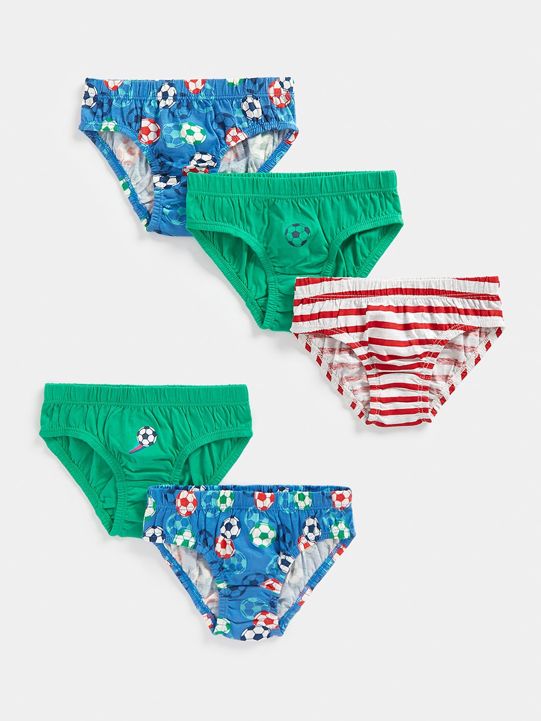 mothercare Boys Pack Of 5 Conversational Printed Mid Rise Cotton Basic Briefs 410266488009, Blue
mothercare Boys Pack Of 5 Conversational Printed Mid Rise Cotton Basic Briefs 410266488009, Blue
