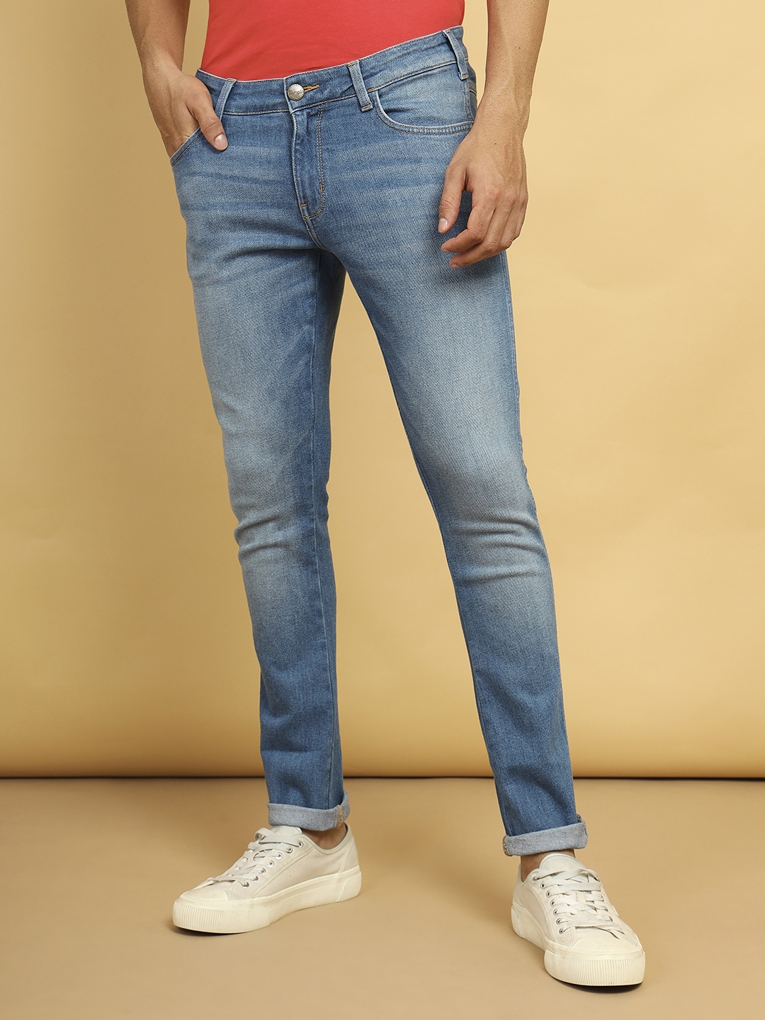 Wrangler Men Vegas Skinny Fit Low-Rise Clean Look Light Fade Stretchable Jeans, Blue
Wrangler Men Vegas Skinny Fit Low-Rise Clean Look Light Fade Stretchable Jeans, Blue