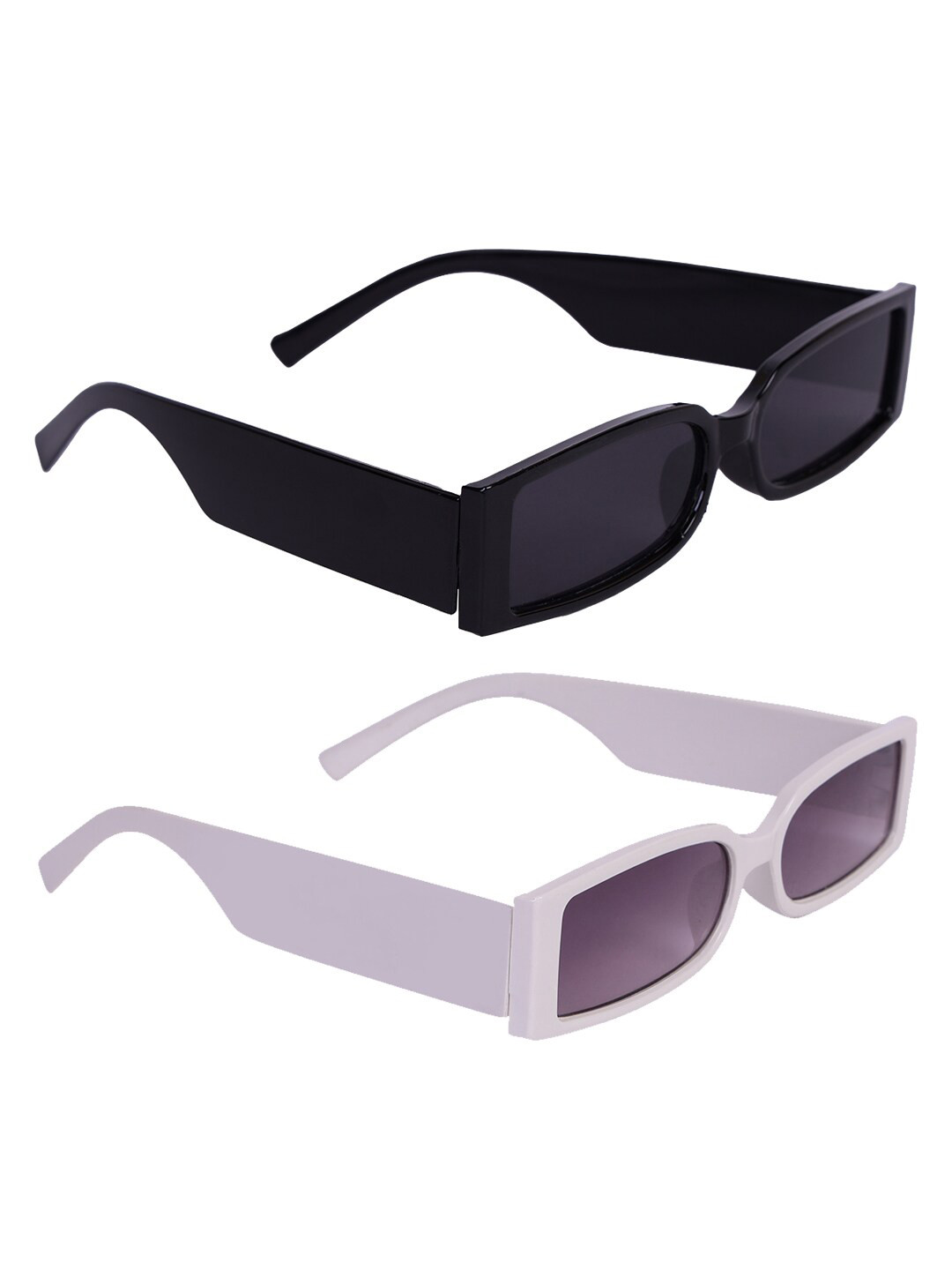 Kastner Men Set Of 2 Rectangle Sunglasses With UV Protected Lens - CM_MCSTAN_BLK-WHIT, Black
Kastner Men Set Of 2 Rectangle Sunglasses With UV Protected Lens - CM_MCSTAN_BLK-WHIT, Black
