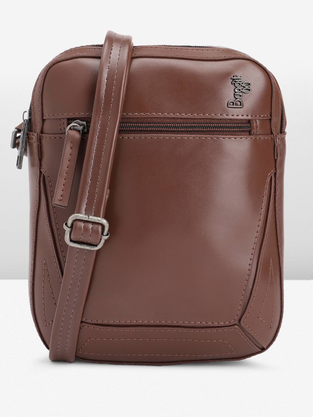 Baggit Men Solid Messenger Bag, Brown
Baggit Men Solid Messenger Bag, Brown