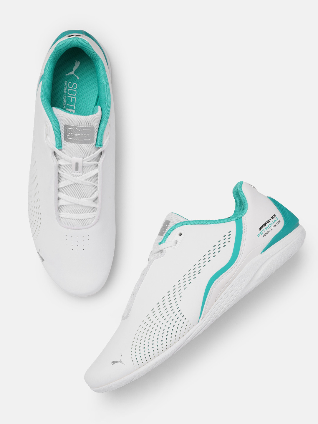 PUMA Motorsport Unisex Mercedes AMG Petronas F1 Drift Cat Decima Perforated Sneakers, White
PUMA Motorsport Unisex Mercedes AMG Petronas F1 Drift Cat Decima Perforated Sneakers, White