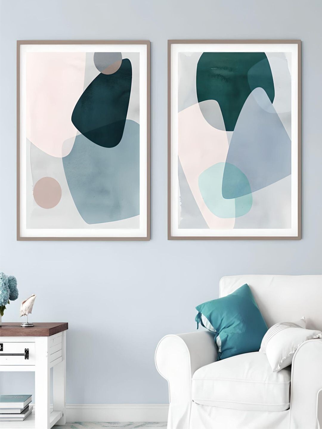 THE HANDMADE FLAIR Crystal Porcelain Grey 2-Pieces Geometric Curves Painting Wall Art
THE HANDMADE FLAIR Crystal Porcelain Grey 2-Pieces Geometric Curves Painting Wall Art