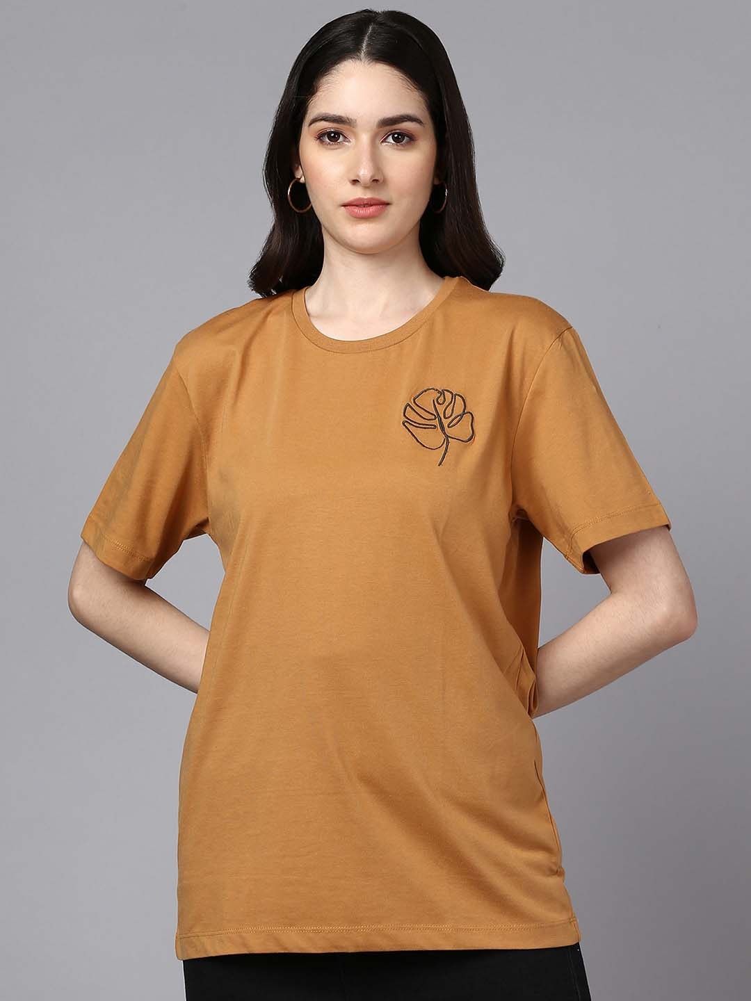 Roadster Mustard Conversational Printed Round Neck Drop-Shoulder Cotton Oversized T-shirt
Roadster Mustard Conversational Printed Round Neck Drop-Shoulder Cotton Oversized T-shirt