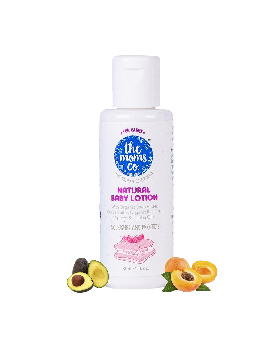 The Moms Co. Natural Baby Lotion with Organic Apricot & Organic Jojoba - 30 ml, White
The Moms Co. Natural Baby Lotion with Organic Apricot & Organic Jojoba - 30 ml, White