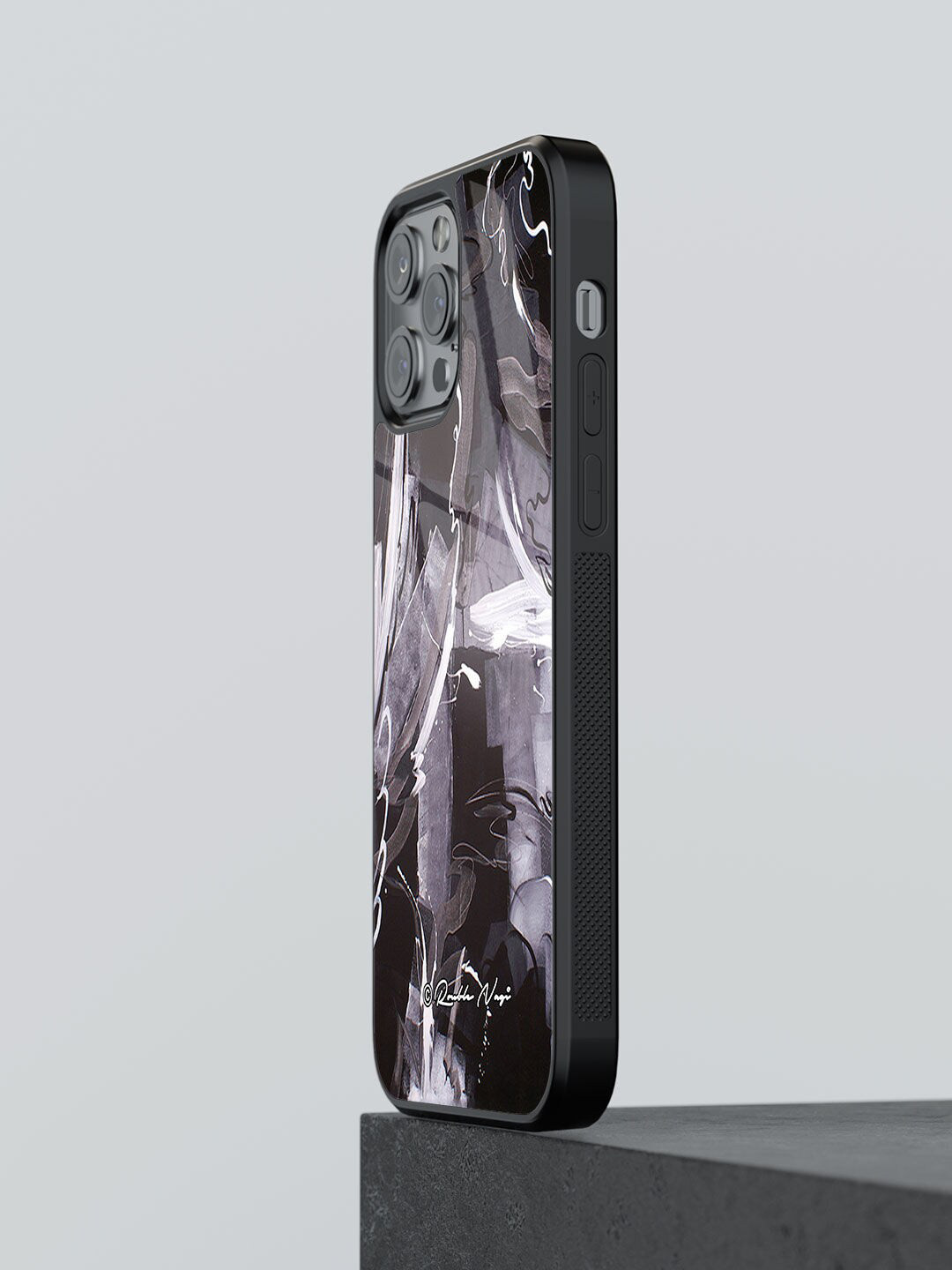 macmerise Flashback Design Glass iPhone 13 Pro Back Case, Grey 
macmerise Flashback Design Glass iPhone 13 Pro Back Case, Grey