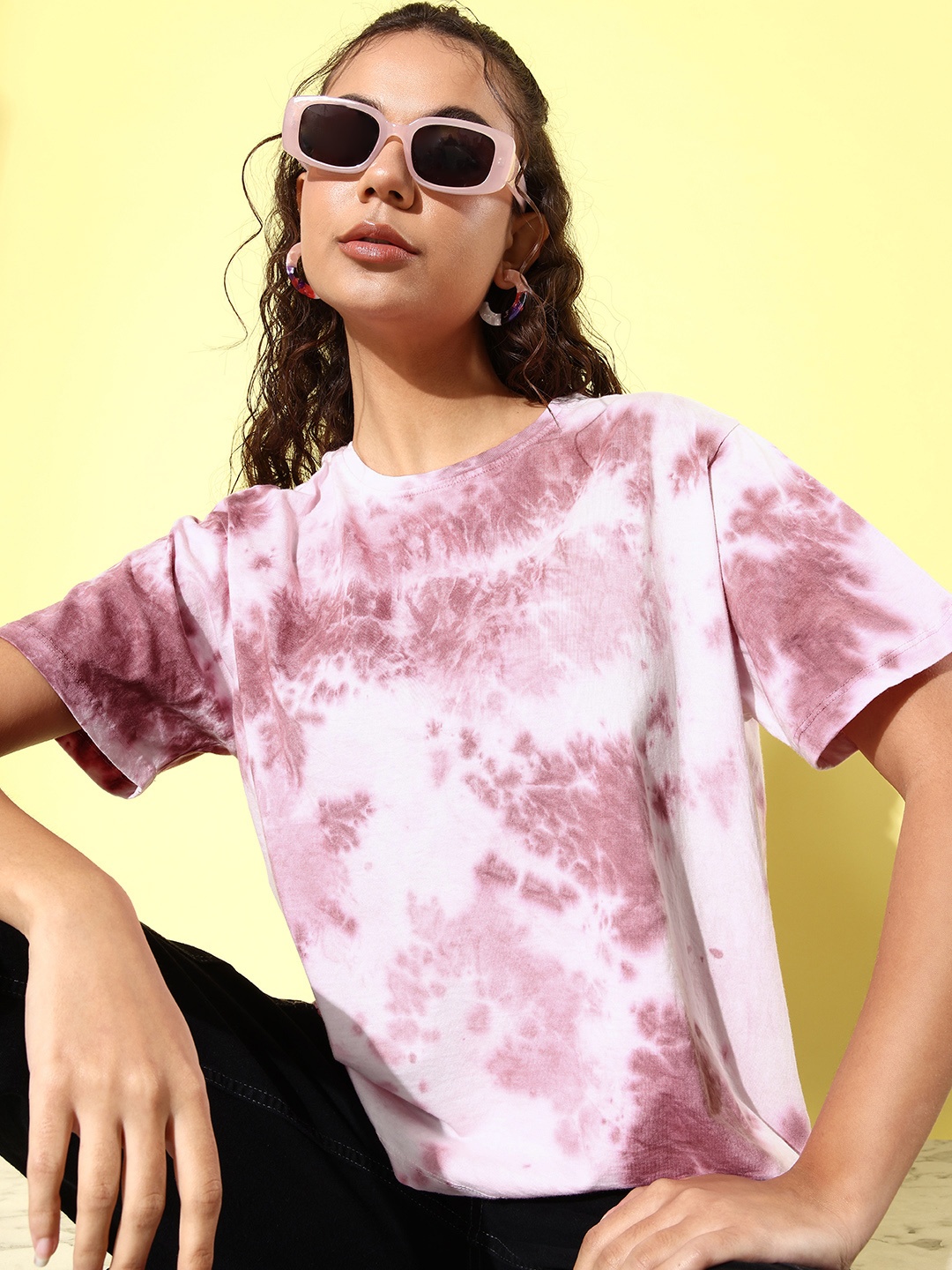The Roadster Life Co. Pure Cotton December Frosty Winters Tie & Dye Ombre T-shirt, Pink
The Roadster Life Co. Pure Cotton December Frosty Winters Tie & Dye Ombre T-shirt, Pink