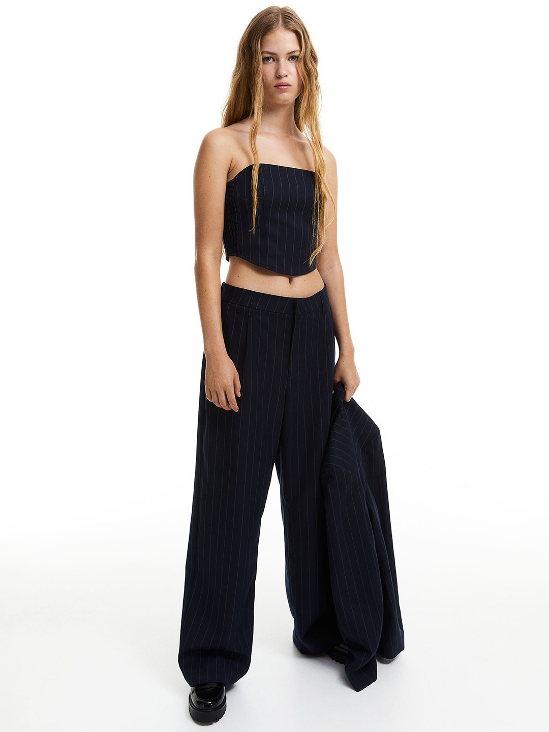 H&M Corset Top, Blue