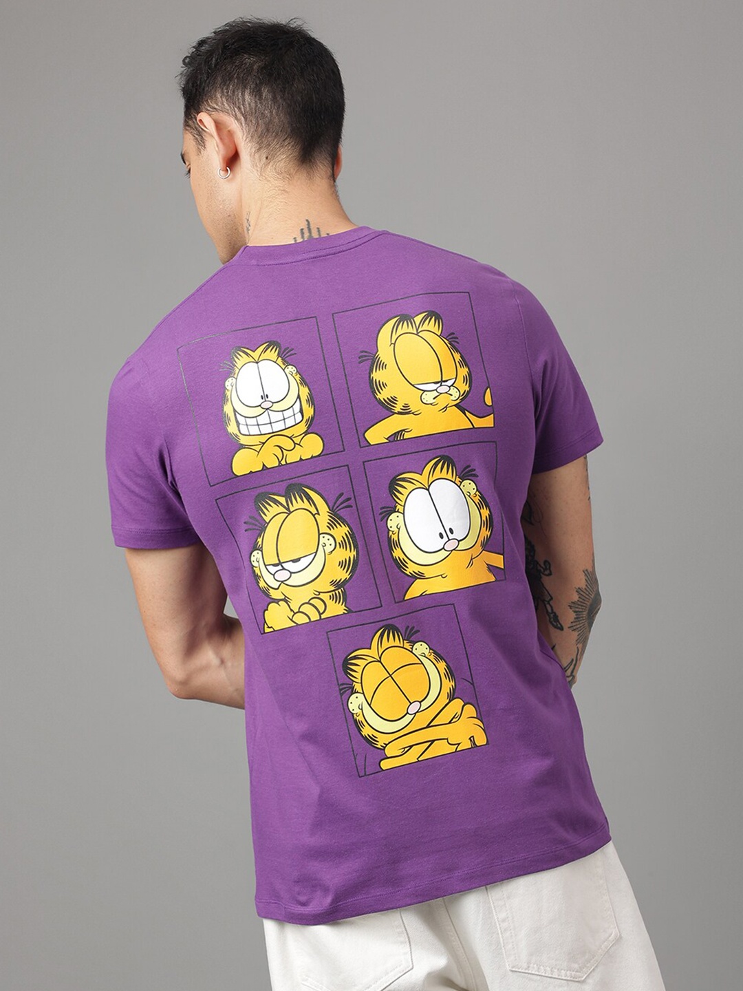 Free Authority Garfield Front and Back Printed Round Neck Regular Fit T-shirt, Violet
Free Authority Garfield Front and Back Printed Round Neck Regular Fit T-shirt, Violet