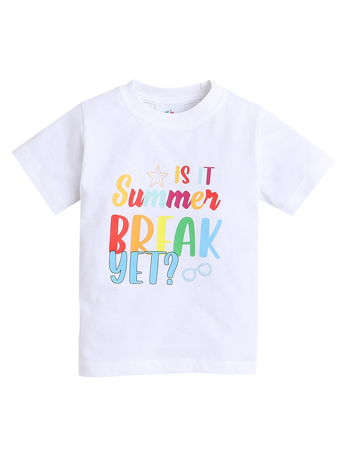 Knitting Doodles Boys Typography Printed Round Neck Regular Fit Cotton T-Shirt, White
Knitting Doodles Boys Typography Printed Round Neck Regular Fit Cotton T-Shirt, White