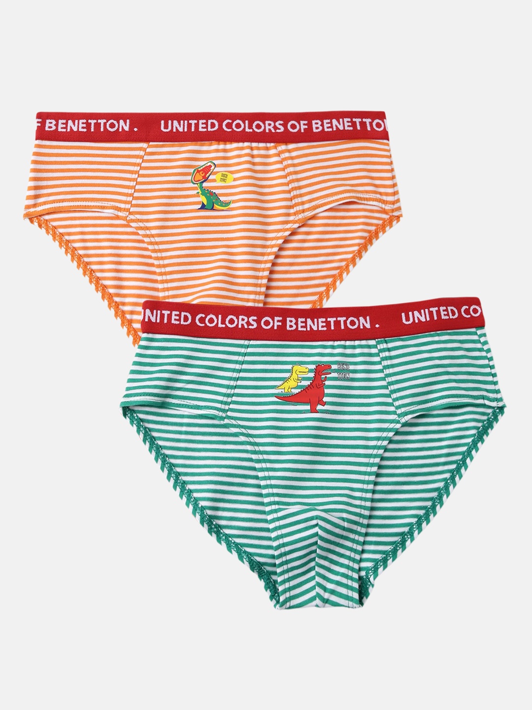 United Colors of Benetton Boys Pack Of 2 Striped Basic Briefs 23P3096UCB09I902XS, Rose
United Colors of Benetton Boys Pack Of 2 Striped Basic Briefs 23P3096UCB09I902XS, Rose