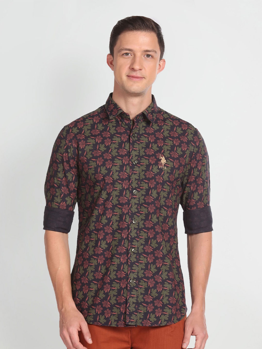 U.S. Polo Assn. Denim Co. Floral Printed Slim Fit Comfort Cotton Casual Shirt, Black
U.S. Polo Assn. Denim Co. Floral Printed Slim Fit Comfort Cotton Casual Shirt, Black