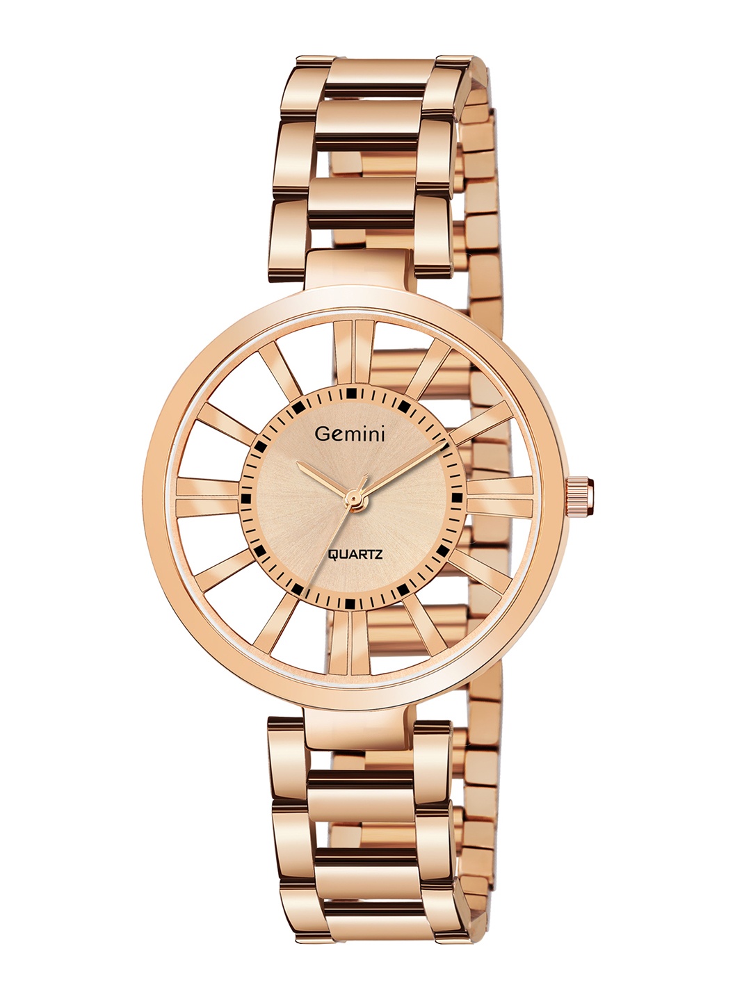 GEMINI Women Stainless Steel Bracelet Style Straps Analogue Watch JMD HOL L07B, Rose gold
GEMINI Women Stainless Steel Bracelet Style Straps Analogue Watch JMD HOL L07B, Rose gold