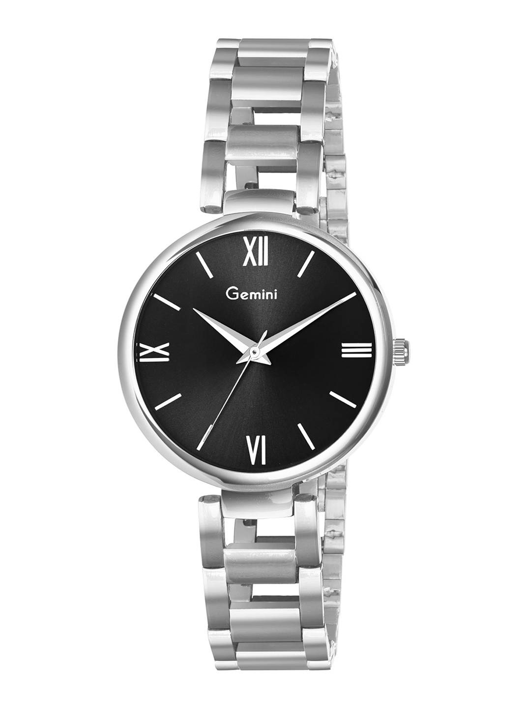 GEMINI Women Dial & Stainless Steel Bracelet Style Straps Analogue Watch BNS 2480SM02, Black
GEMINI Women Dial & Stainless Steel Bracelet Style Straps Analogue Watch BNS 2480SM02, Black