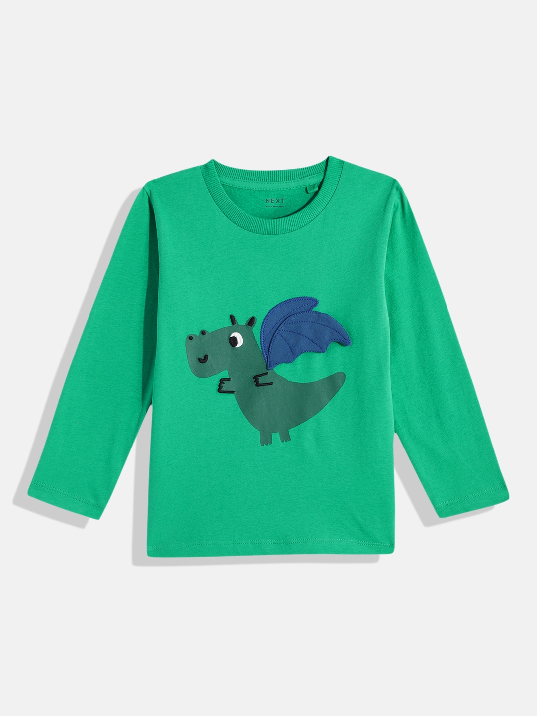 NEXT Boys Baby Dragon Print Pure Cotton Applique T-shirt With Minimal Embroidered Detail, Green
NEXT Boys Baby Dragon Print Pure Cotton Applique T-shirt With Minimal Embroidered Detail, Green