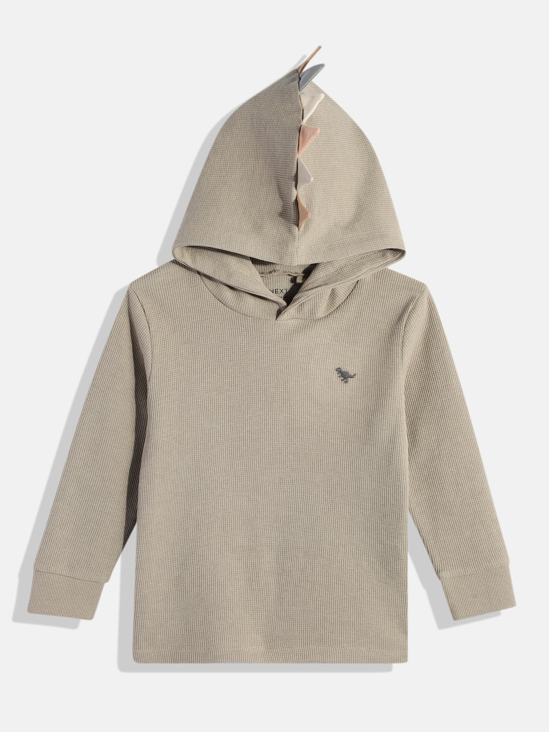 NEXT Boys Textured Self Design Hooded Sweatshirt With Minimal Embroidered Detail, Khaki
NEXT Boys Textured Self Design Hooded Sweatshirt With Minimal Embroidered Detail, Khaki
