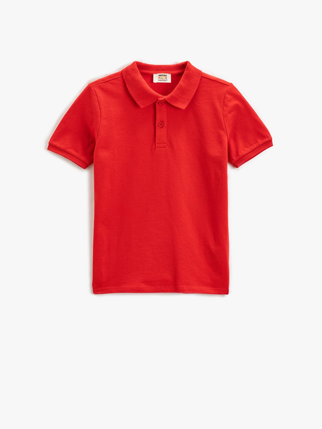 Koton Short Sleeve Pure Cotton Polo T-shirt, Red