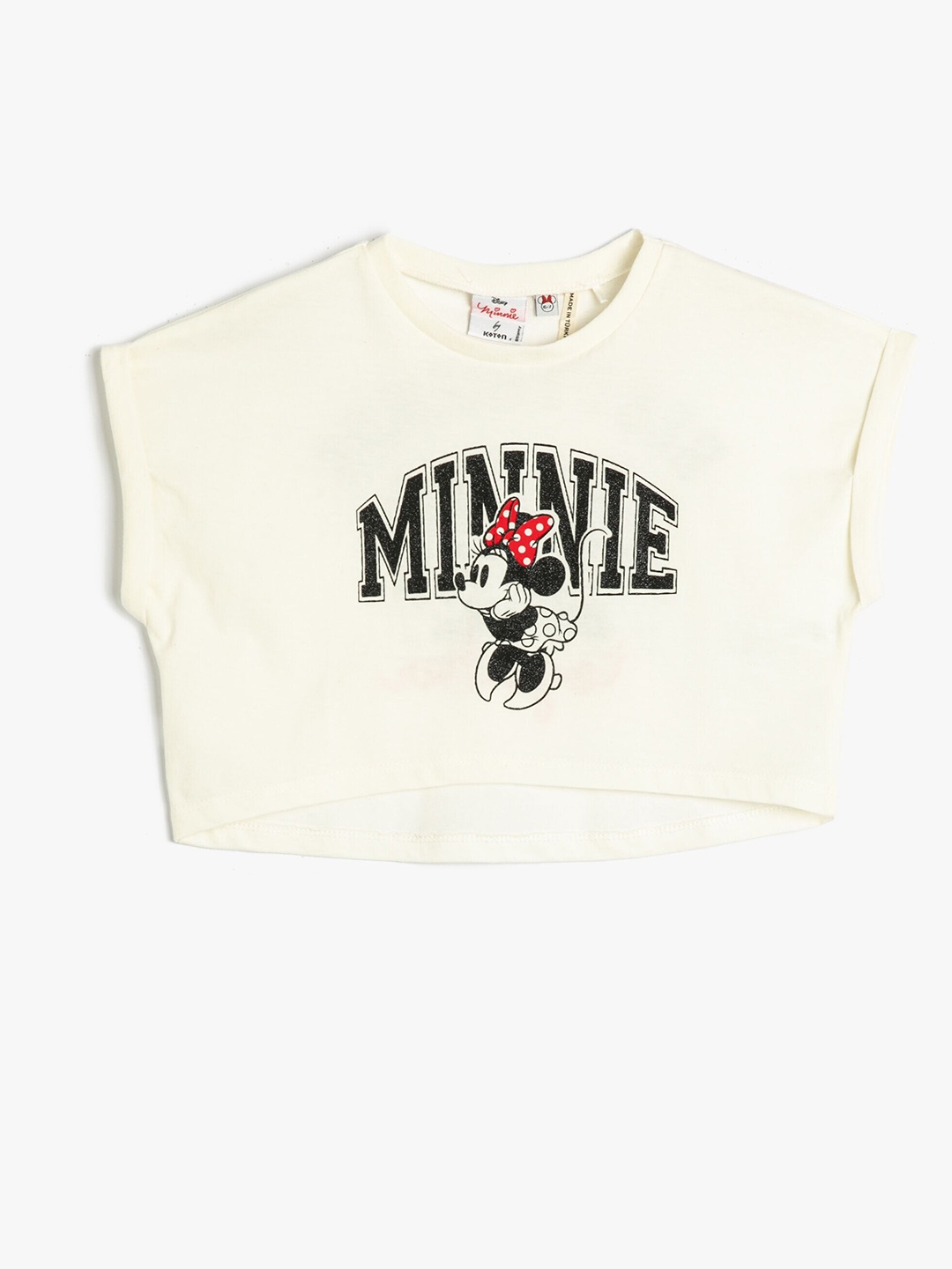 Koton Girls Minnie Mouse Graphic Printed Extended Sleeves Cotton Regular T-shirt, Beige
Koton Girls Minnie Mouse Graphic Printed Extended Sleeves Cotton Regular T-shirt, Beige