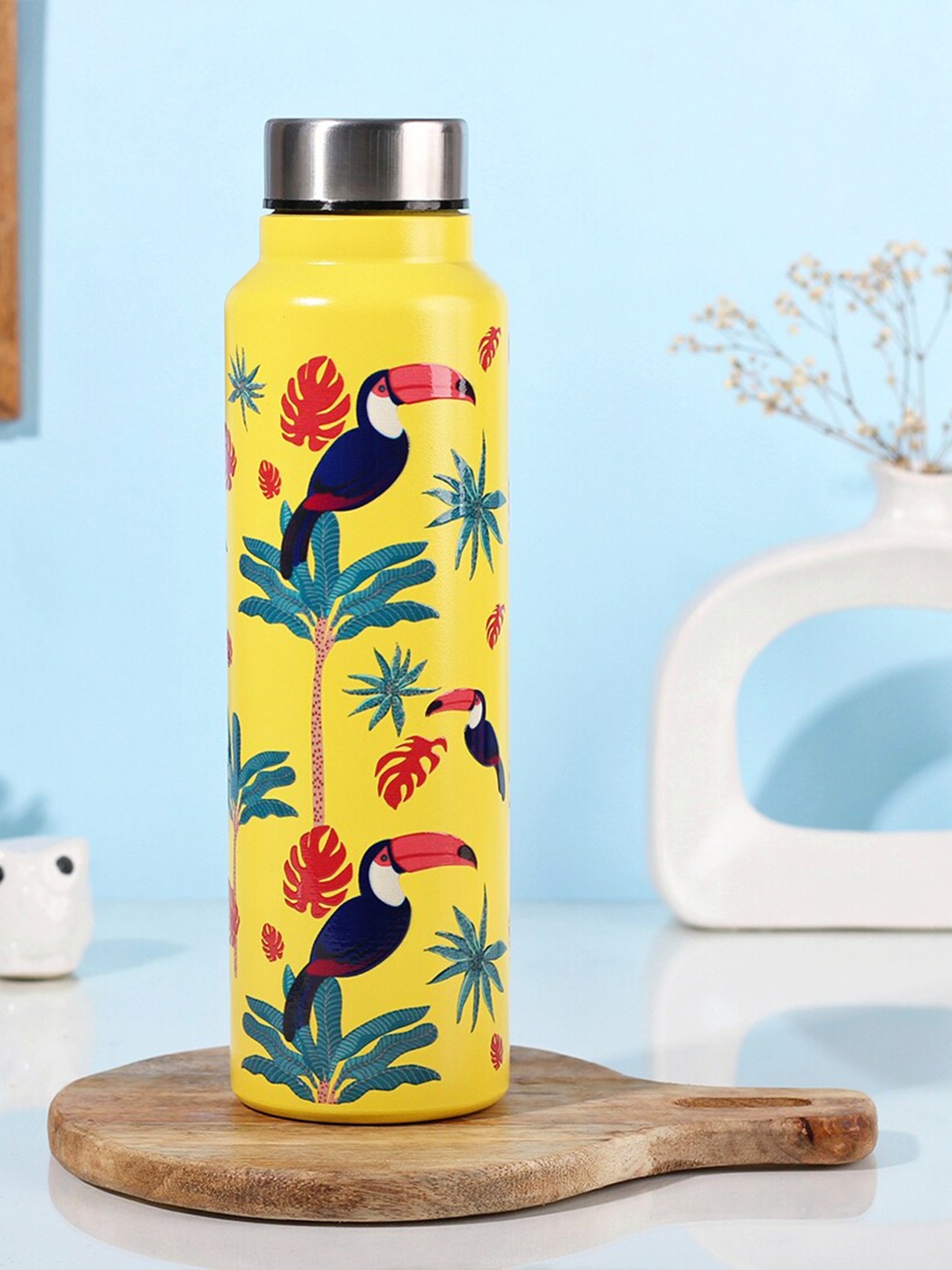 Happening Hippo Yellow & Green Printed Leak Proof Stainless Steel Water Bottle - 980 ml
Happening Hippo Yellow & Green Printed Leak Proof Stainless Steel Water Bottle - 980 ml