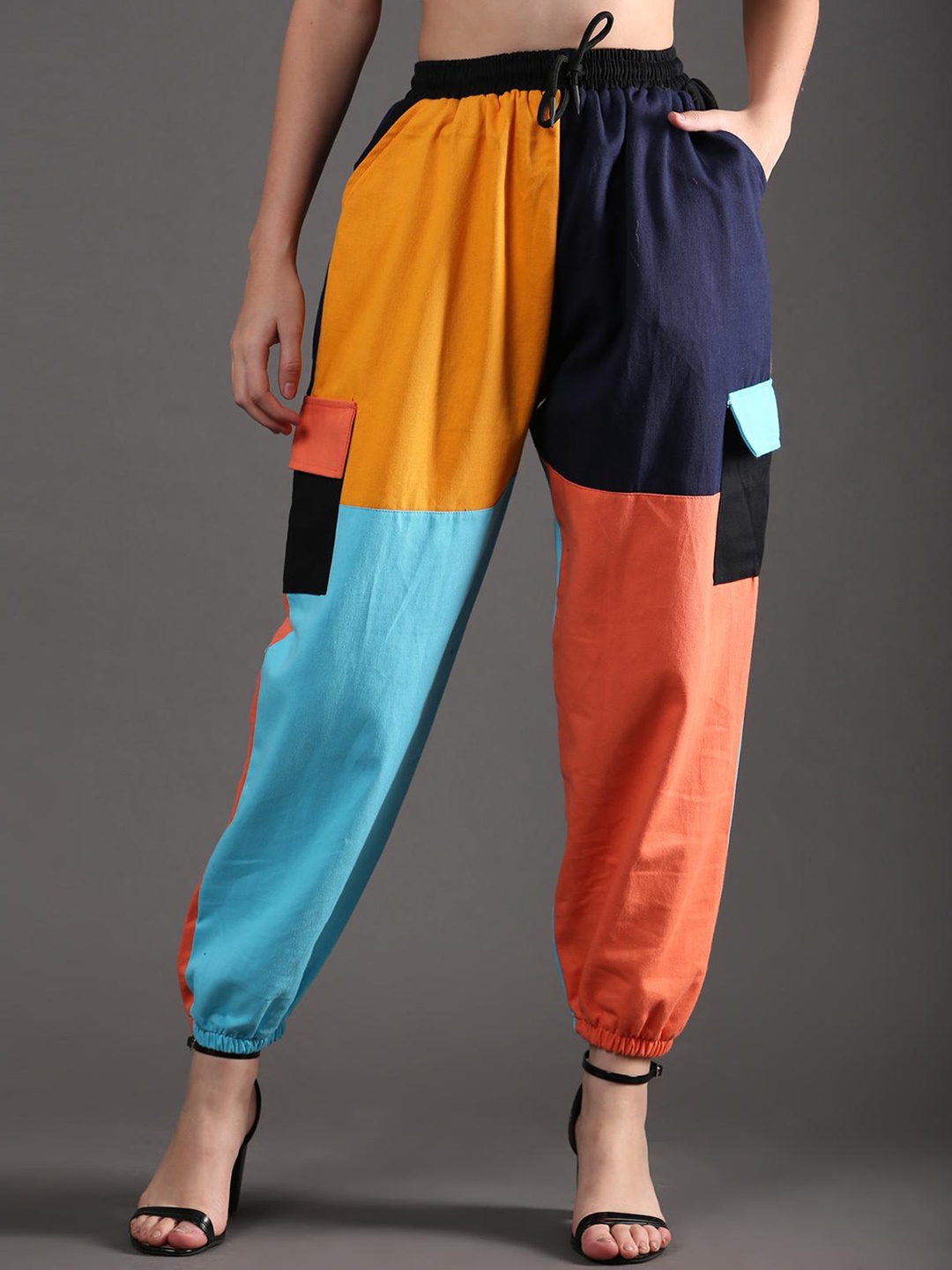 The Dance Bible Women Relaxed Fit Colourblocked Baggy Cotton Anti Odour Joggers, Blue
The Dance Bible Women Relaxed Fit Colourblocked Baggy Cotton Anti Odour Joggers, Blue