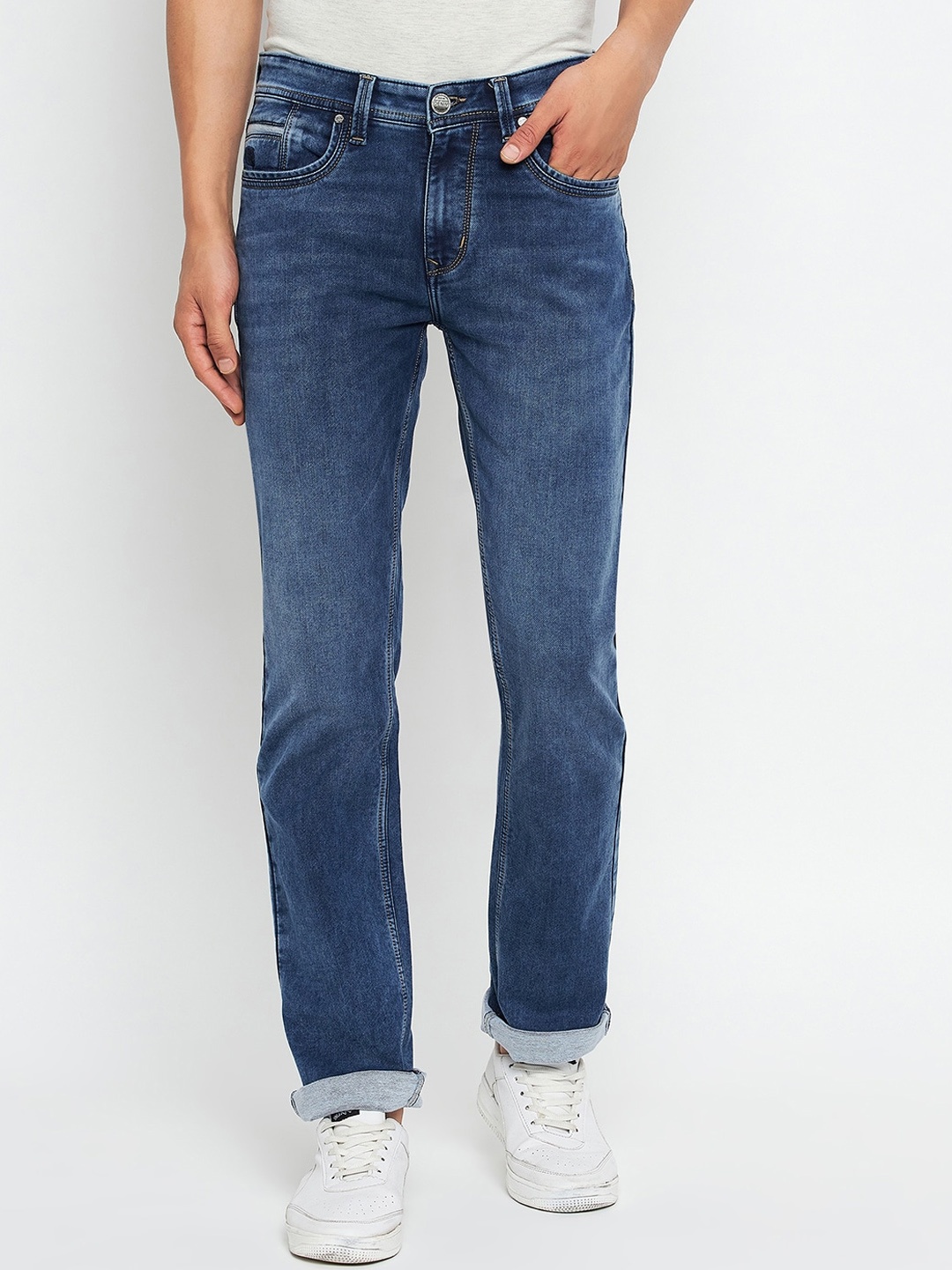 Duke Men Slim Fit Clean Look Heavy Fade Whiskers Cotton Stretchable Stretchable Jeans, Blue
Duke Men Slim Fit Clean Look Heavy Fade Whiskers Cotton Stretchable Stretchable Jeans, Blue