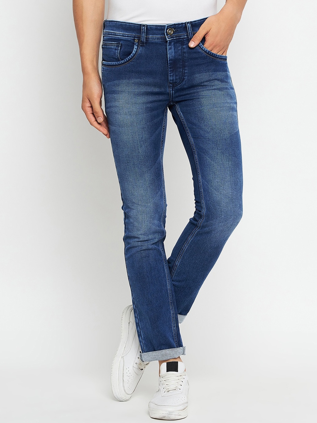 Duke Men Slim Fit Clean Look Heavy Fade Whiskers Cotton Stretchable Stretchable Jeans, Blue
Duke Men Slim Fit Clean Look Heavy Fade Whiskers Cotton Stretchable Stretchable Jeans, Blue