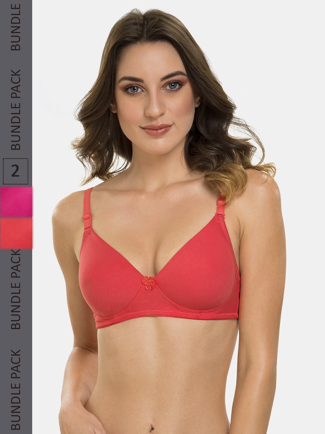 Tweens Pack Of 2 Lightly Padded Full Coverage T-Shirt Bras With All Day Comfort, Coral
Tweens Pack Of 2 Lightly Padded Full Coverage T-Shirt Bras With All Day Comfort, Coral