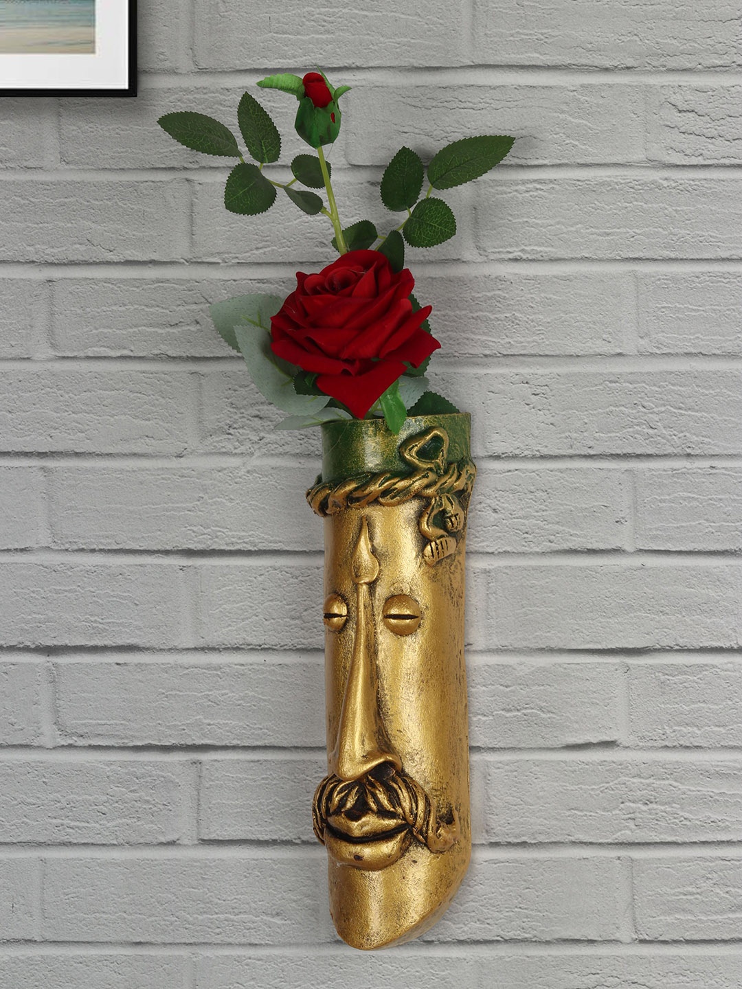 Stylespace by Isha Yellow & Green 2 Pieces Textured Male & Female Face Planters, Gold
Stylespace by Isha Yellow & Green 2 Pieces Textured Male & Female Face Planters, Gold